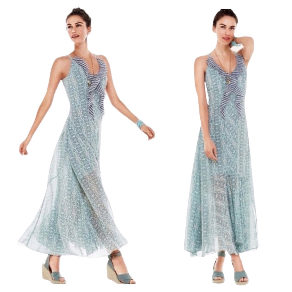Cabi Garden Party Chiffon Maxi Dress #5104